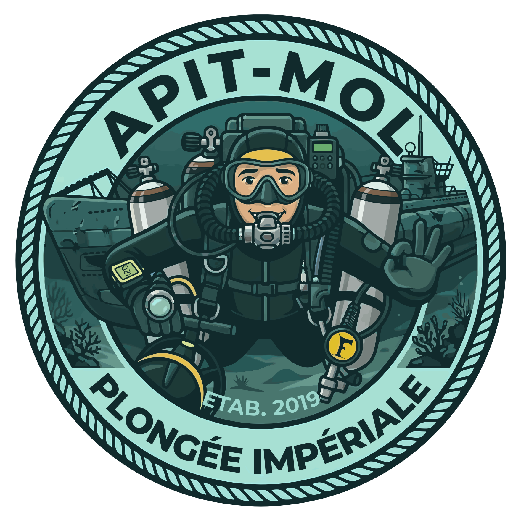 Emblème APIT-MOL — Plongée impériale, établi en 2019